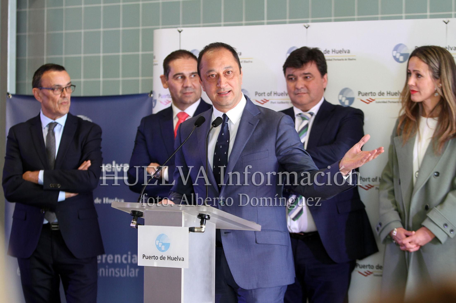 Inauguración de la Nueva Lonja del Puerto de Huelva, en imágenes