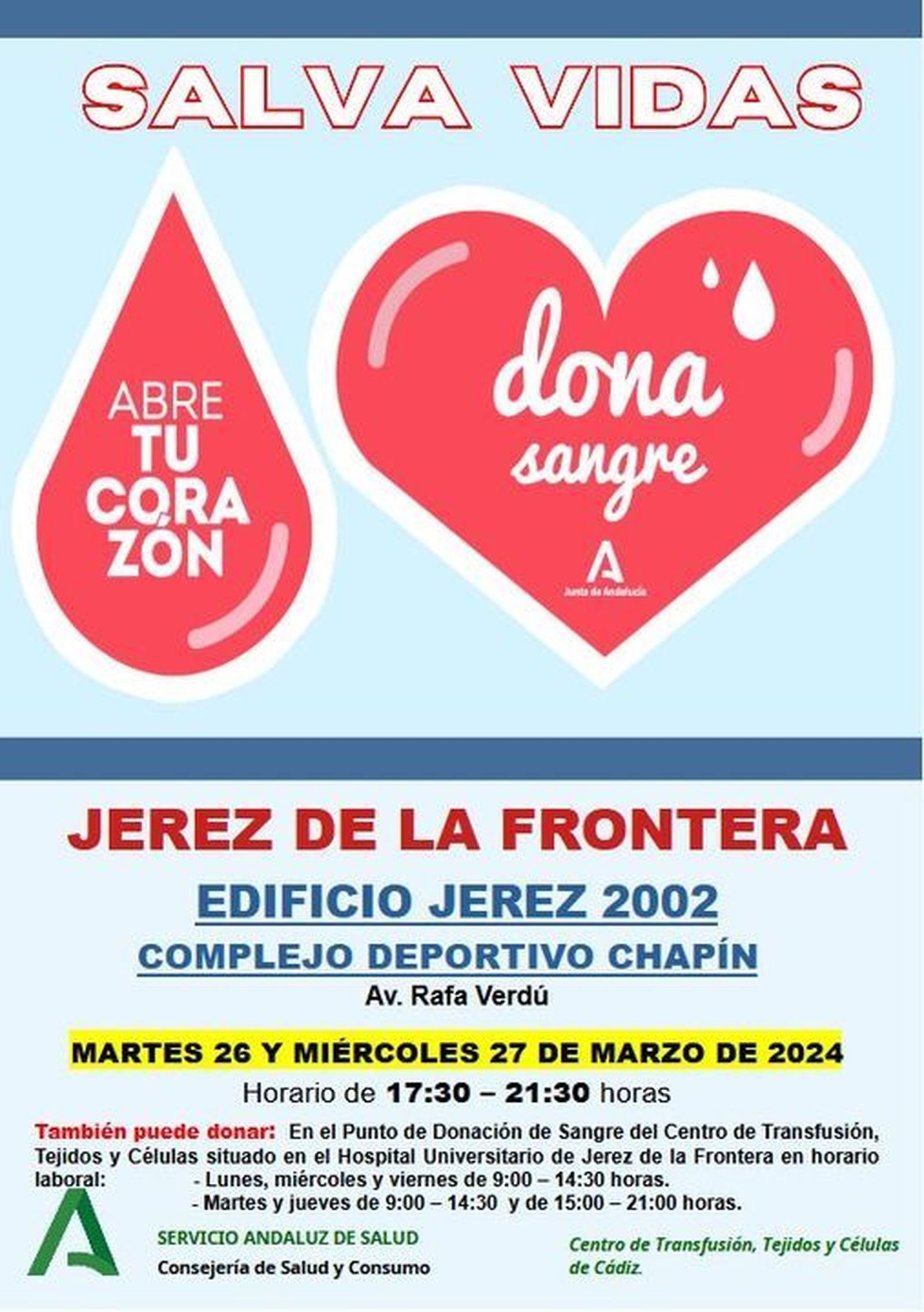 Cartel con la convocatoria