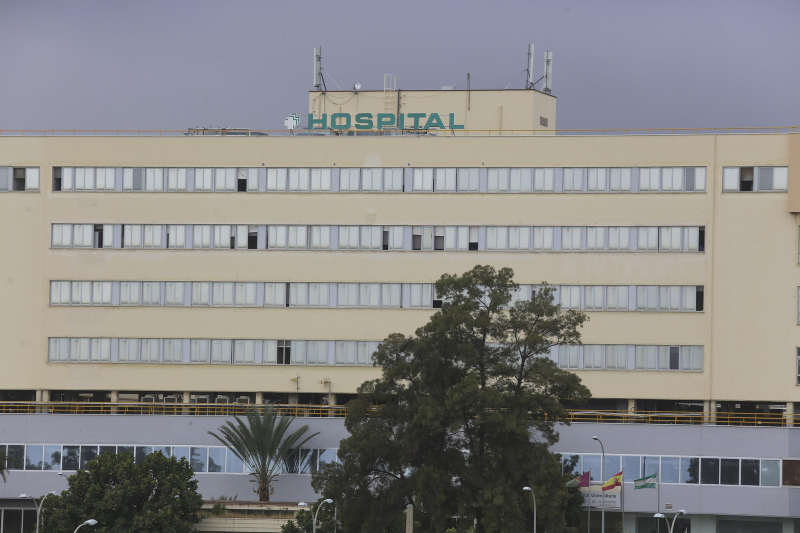 Una imagen reciente del Hospital Clínico de Málaga