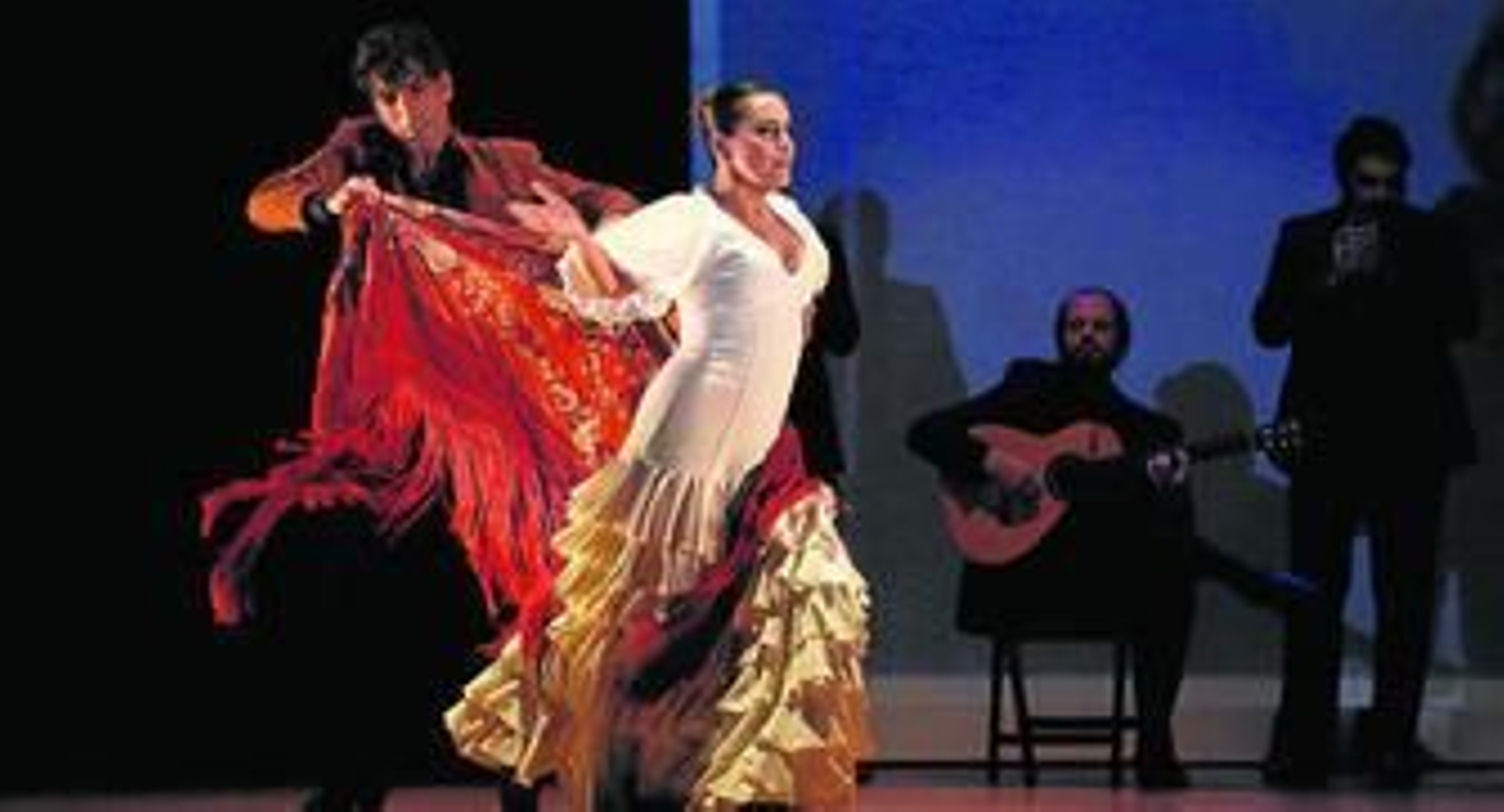 Rafaela Carrasco en el estreno sevillano de 'Tierra Lorca' en el Teatro de la Maestranza.