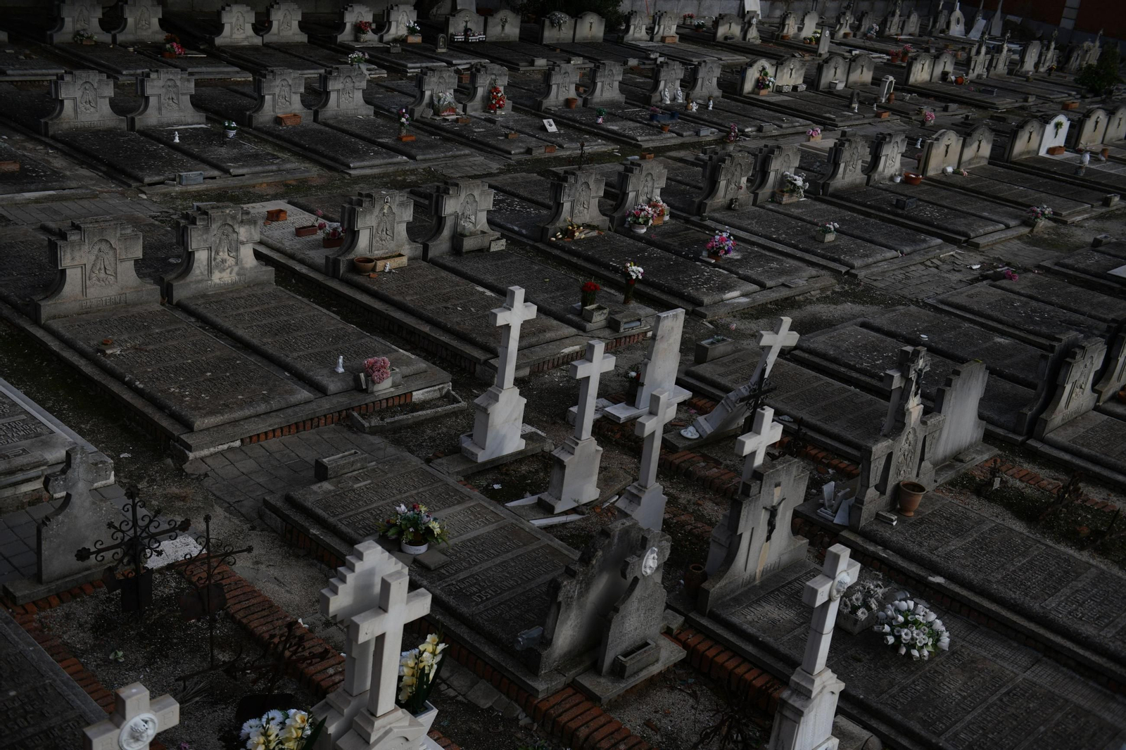 Imagen de archivo de un cementerio.