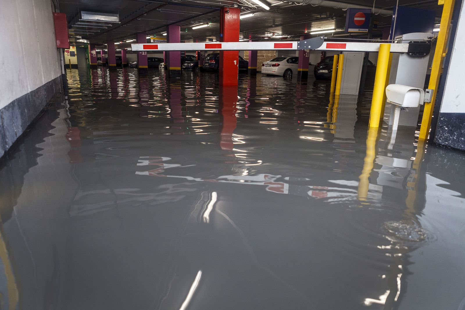 Los efectos de la tromba de agua en Cádiz