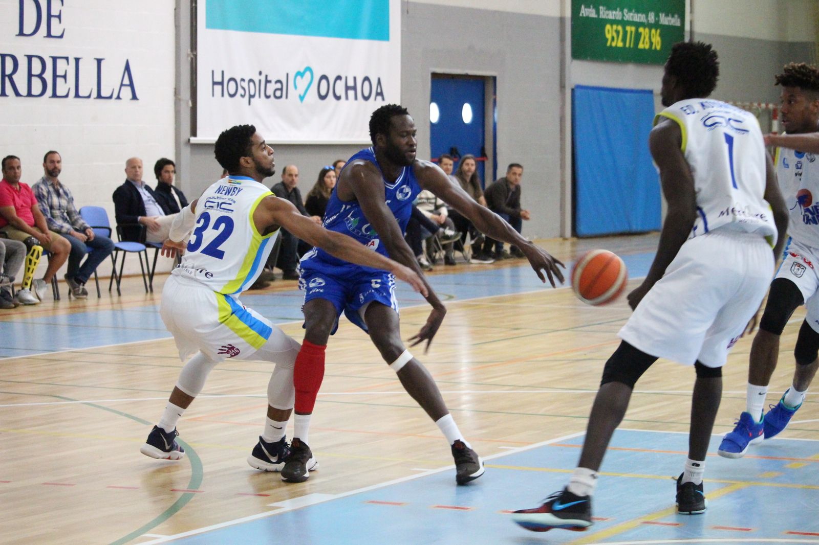 Un partido del CB Marbella.
