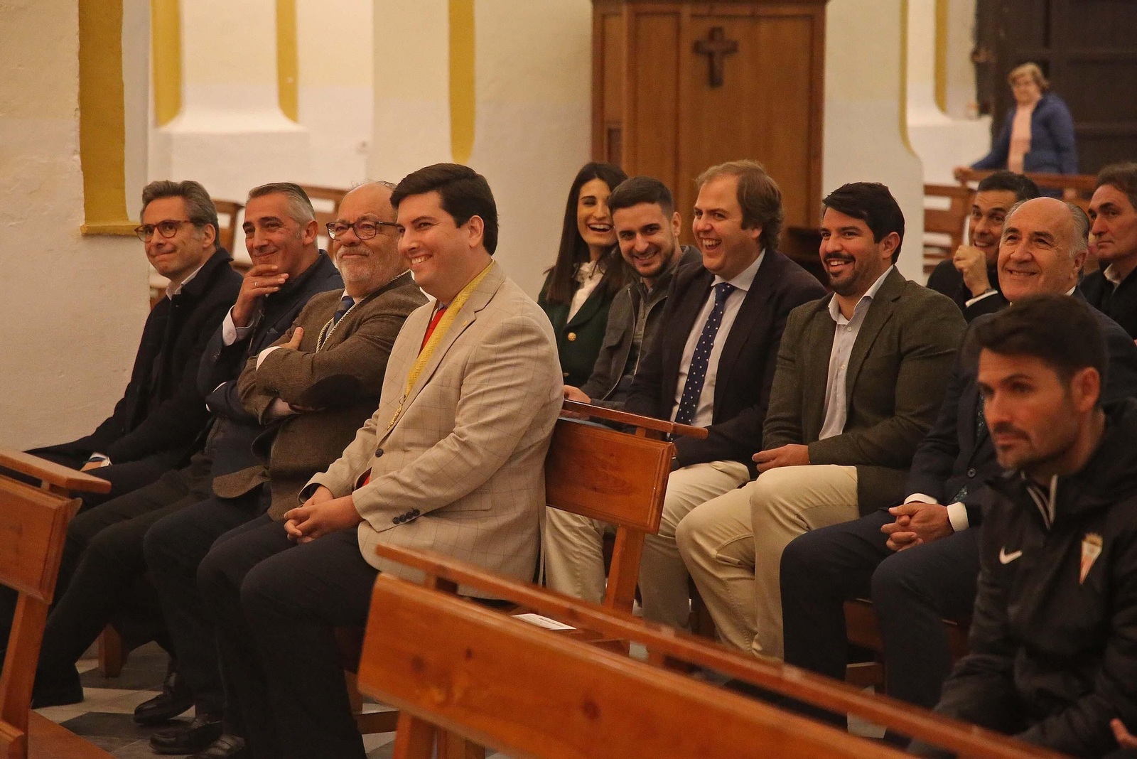 La ofrenda floral del Algeciras CF a la Virgen de la Palma, en imágenes