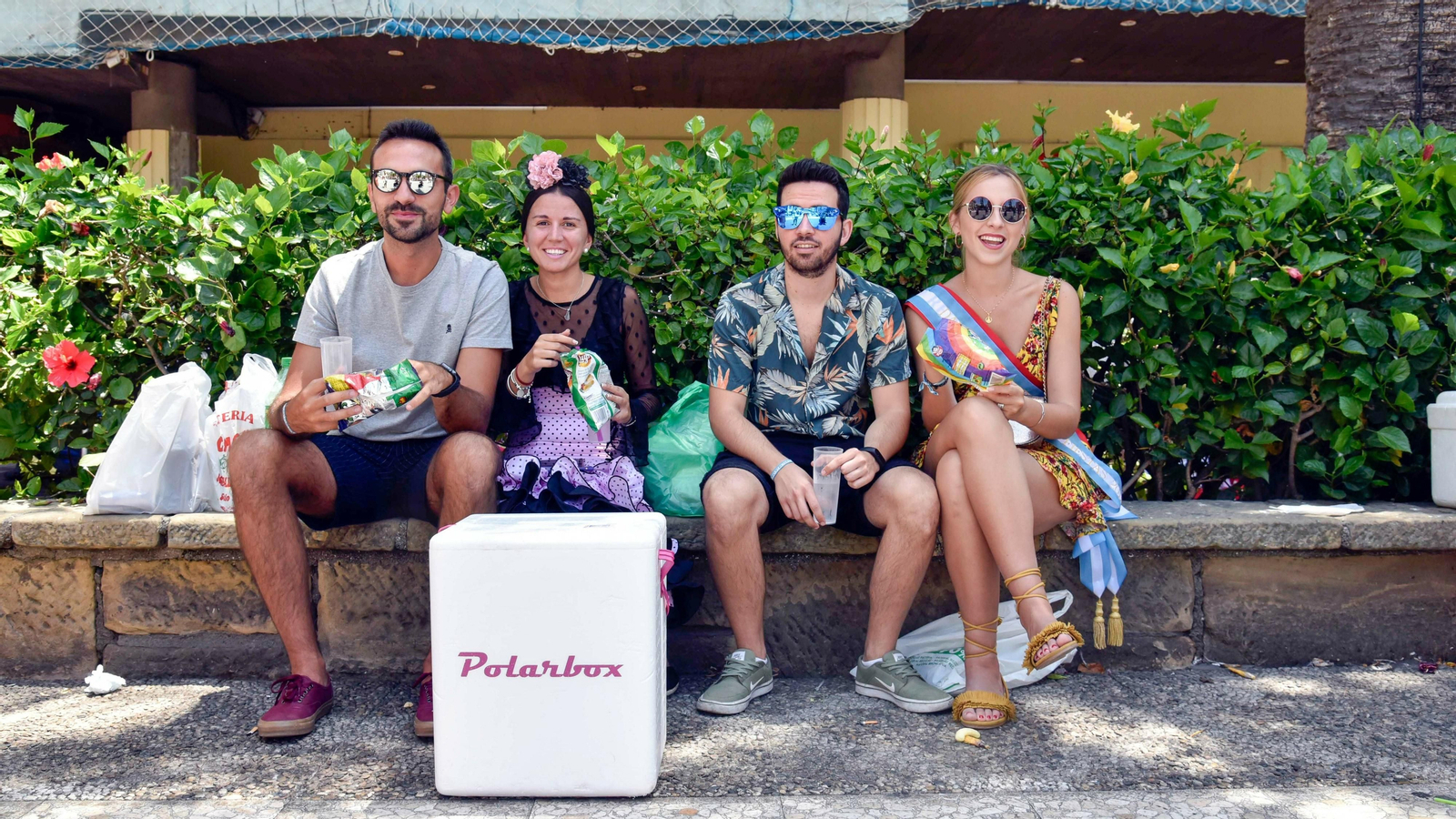 Domingo rociero de  la Linea de la Concepción en imagenes