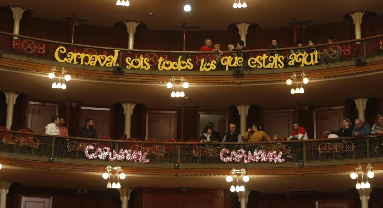 Frase del pregón de Miguel Amate en el Gran Teatro.