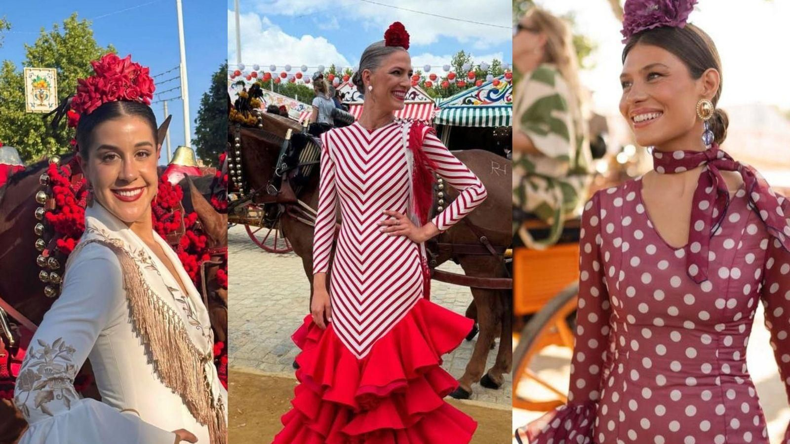 Rostros de Huelva en la Feria de Abril.