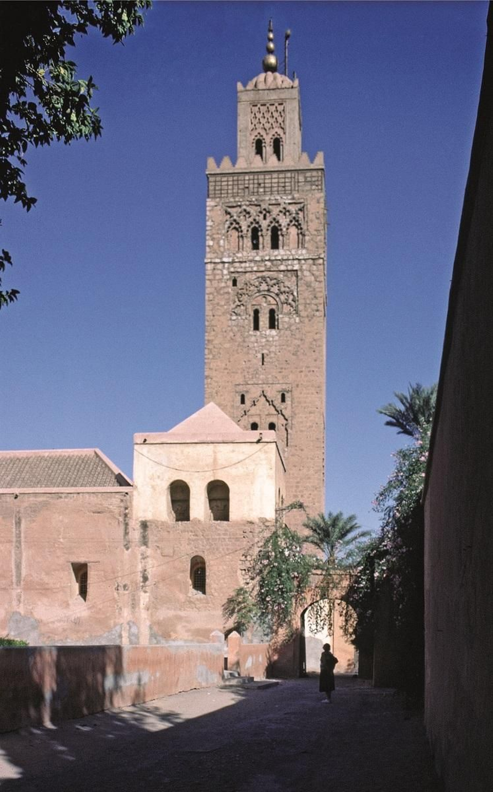 El minarete de la mezquita Kutubiya, en Marrakesh.
