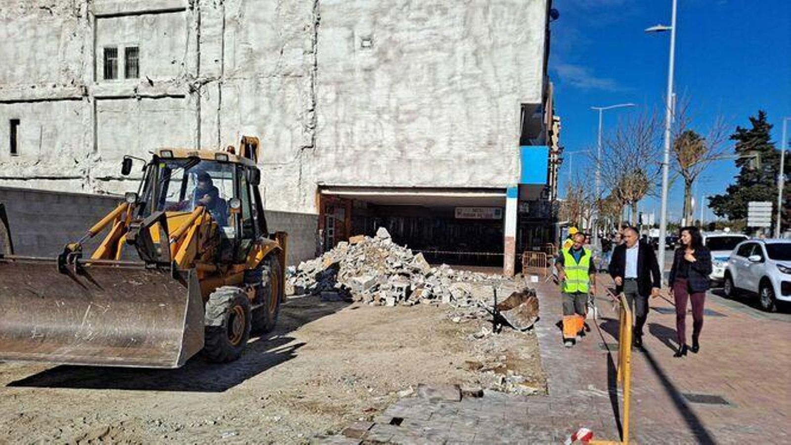 El solar en la avenida de La Marina donde se realizaron los descubrimientos.