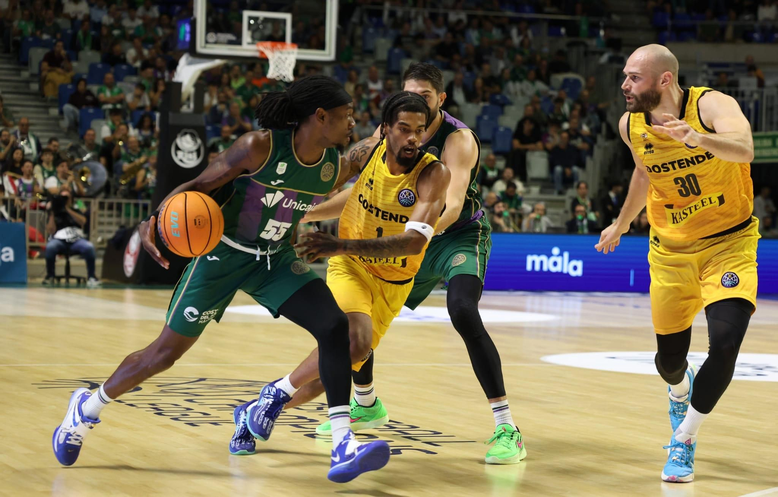 El Unicaja-Filou Oostende, en fotos