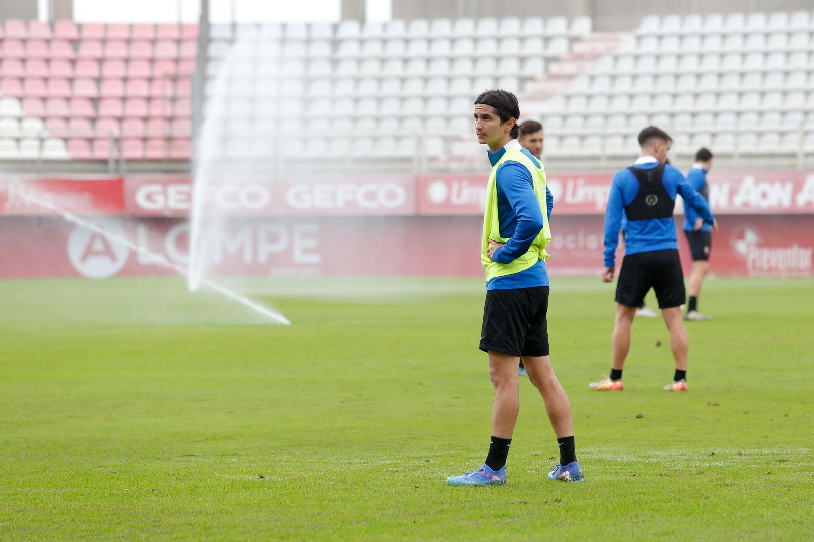 El entrenamiento del Algeciras CF antes de la visita al Recreativo de Huelva