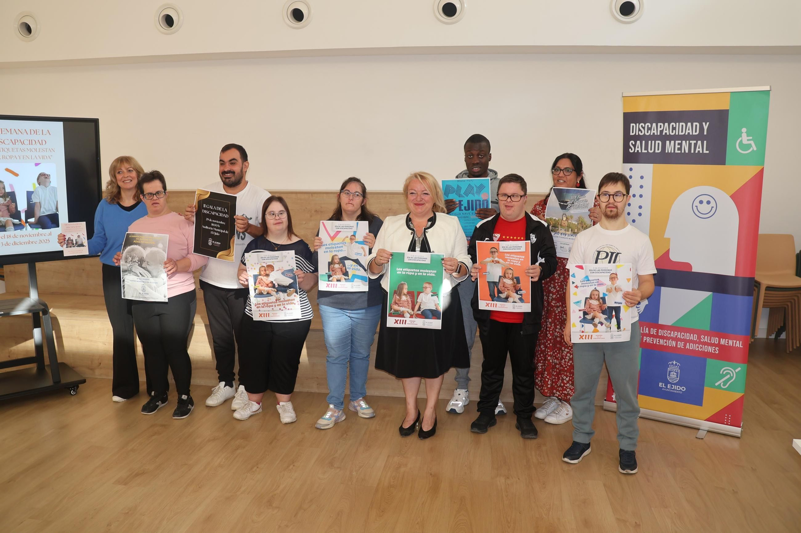 Presentación de la Semana de la Discapacidad en el Ayuntamiento de El Ejido.