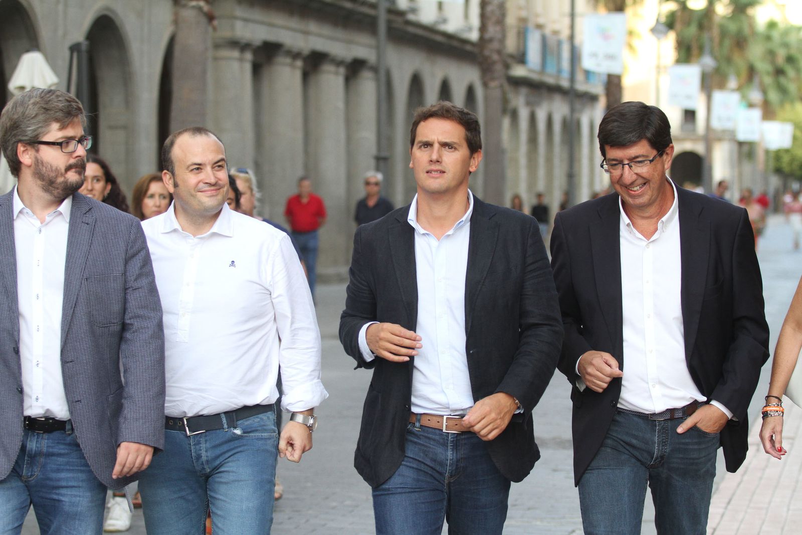Encuentro Ciudadanos con Albert Rivera en la Plaza de Las Monjas