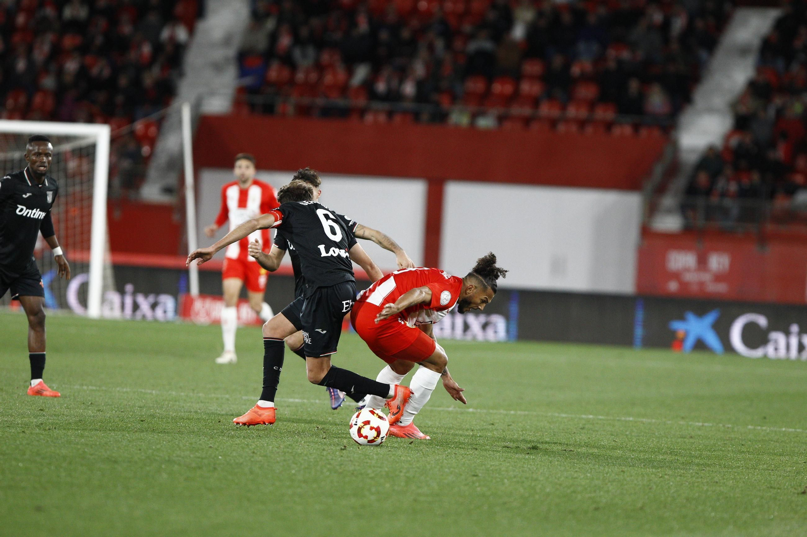 El partido U.D. Almería-C.D. Leganés de Copa del Rey, en imágenes