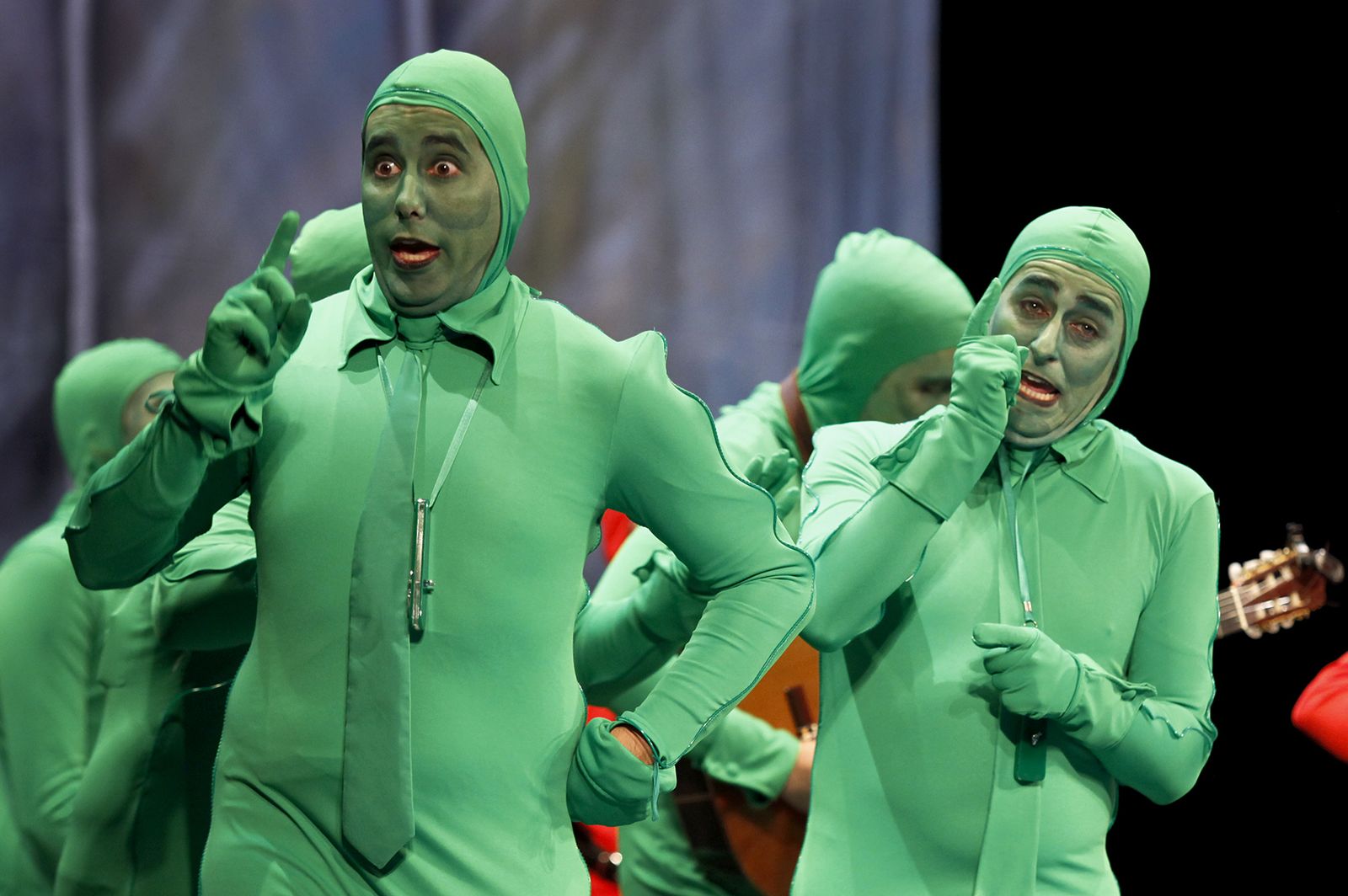 Las imágenes de la decimoctava función clasificatoria