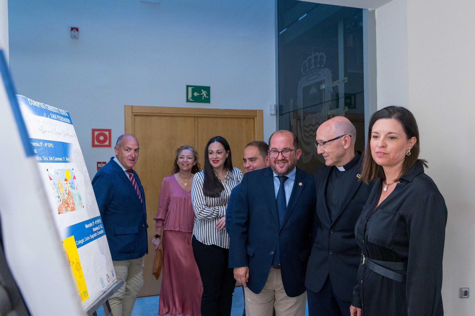 Inauguración de la exposición 'Panis Vitae' por el Corpus de San Fernando