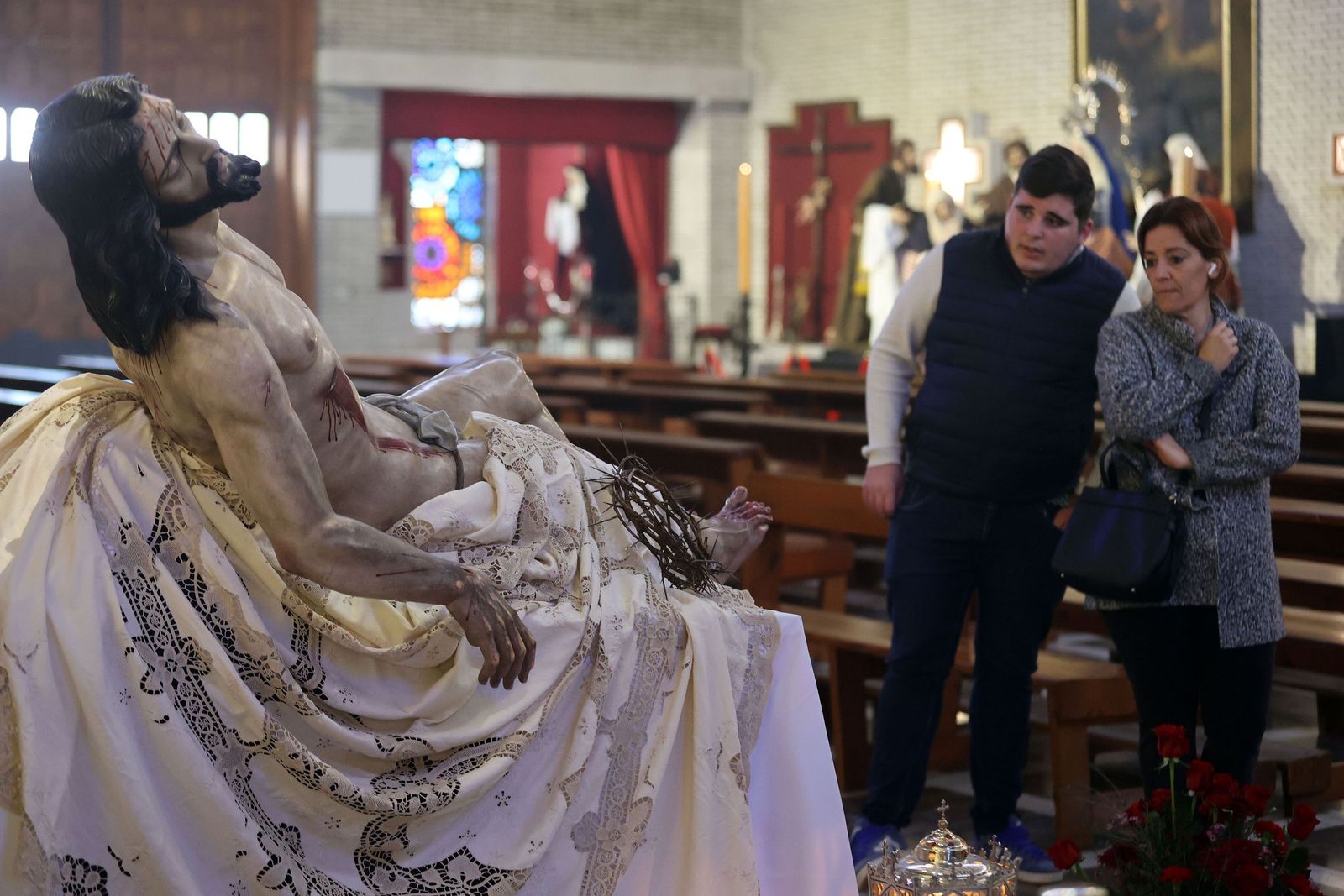Las imágenes del Miércoles de Ceniza en Jerez: Veneraciones en San Miguel, San Lucas, San Francisco y Capuchinos