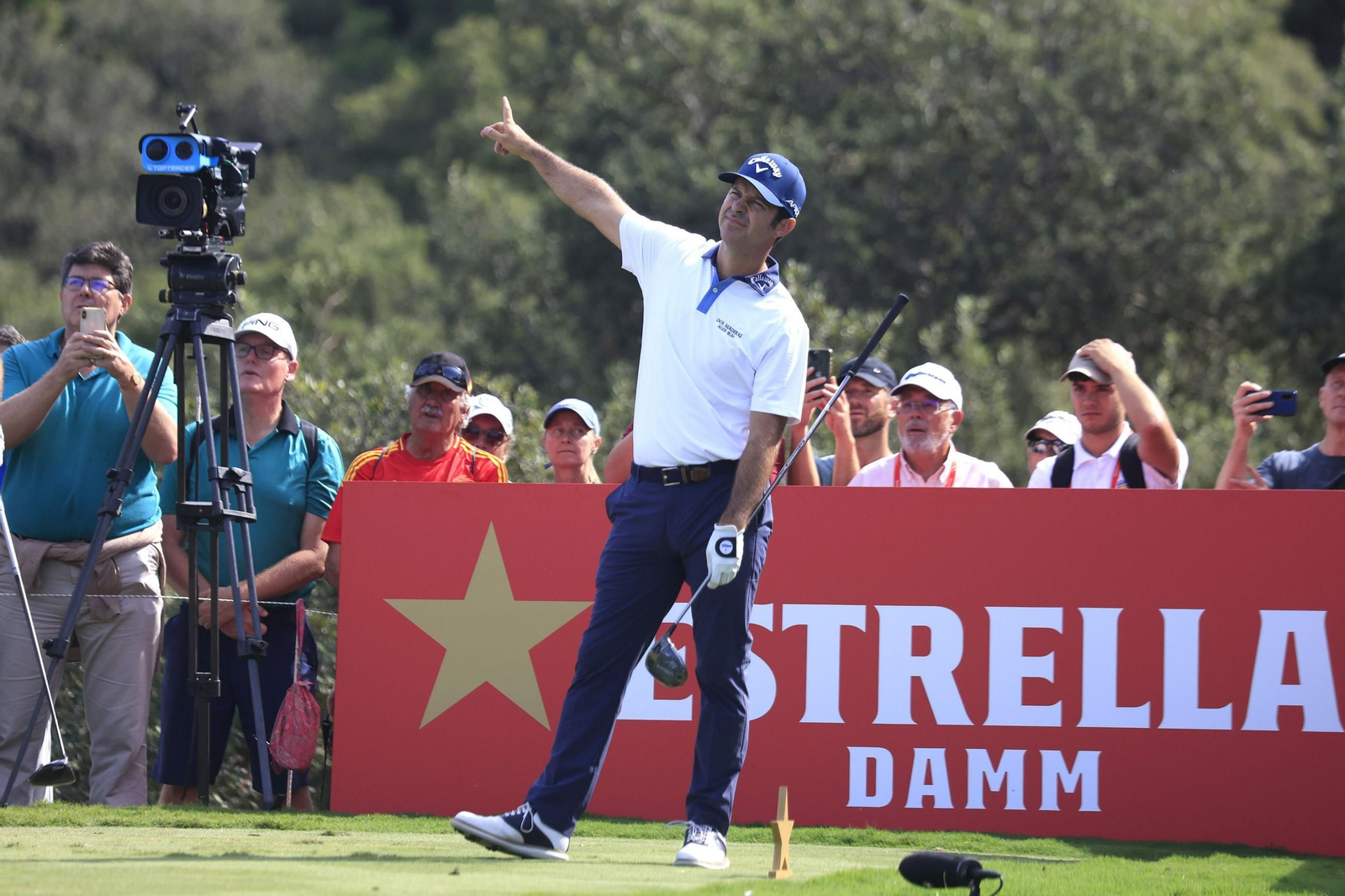 El español Jorge Campillo, en la última edición del Andalucía Másters de golf.