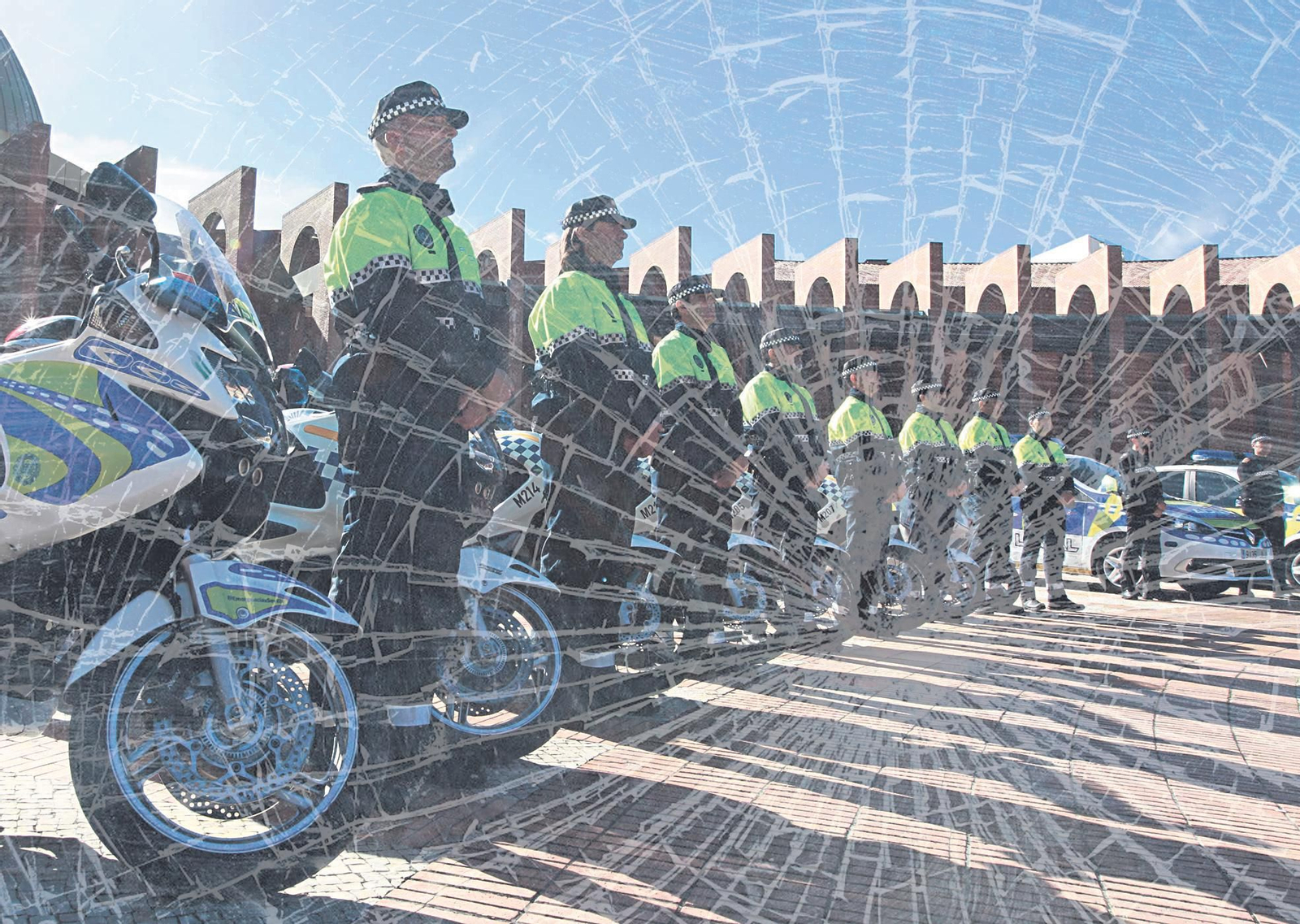 Policías locales de Sevilla, en uno de los días de San Clemente.