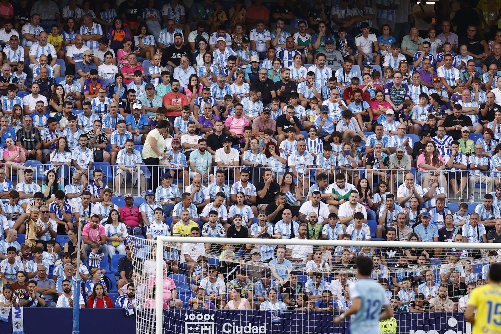 Búscate en las gradas de La Rosaleda durante el Málaga CF-Cádiz
