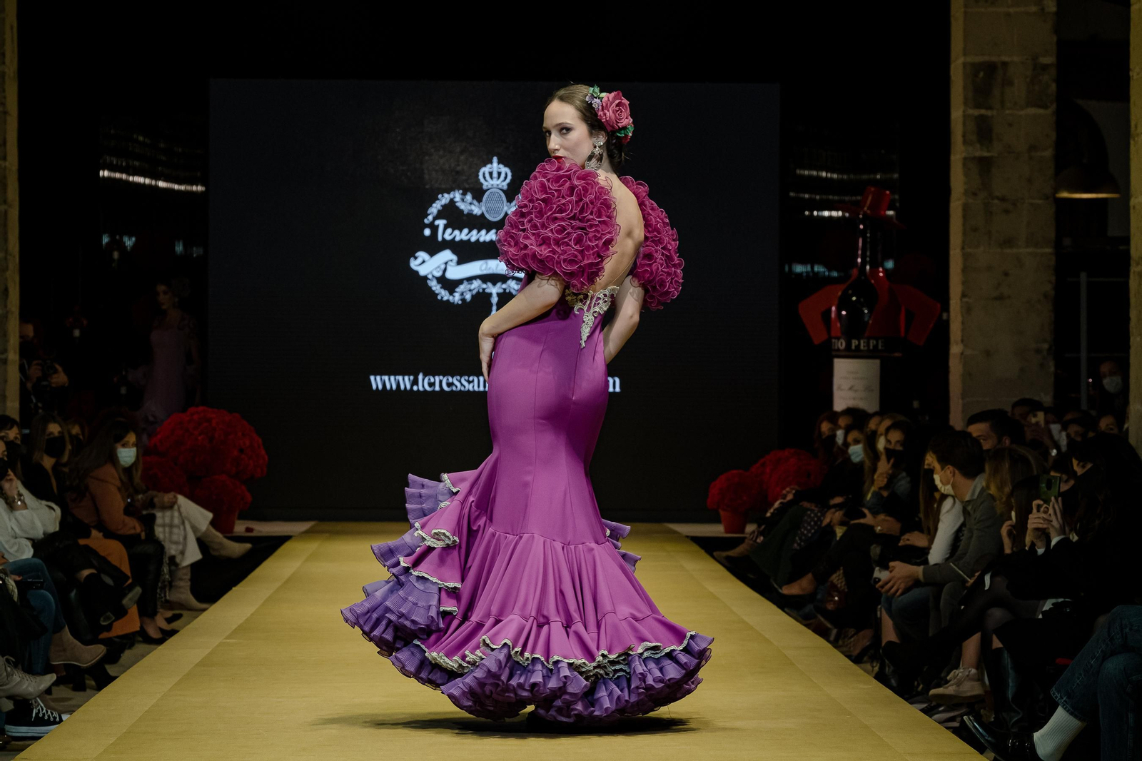 El desfile de Teressa Ninu en la Pasarela Flamenca de Jerez, todas las fotos