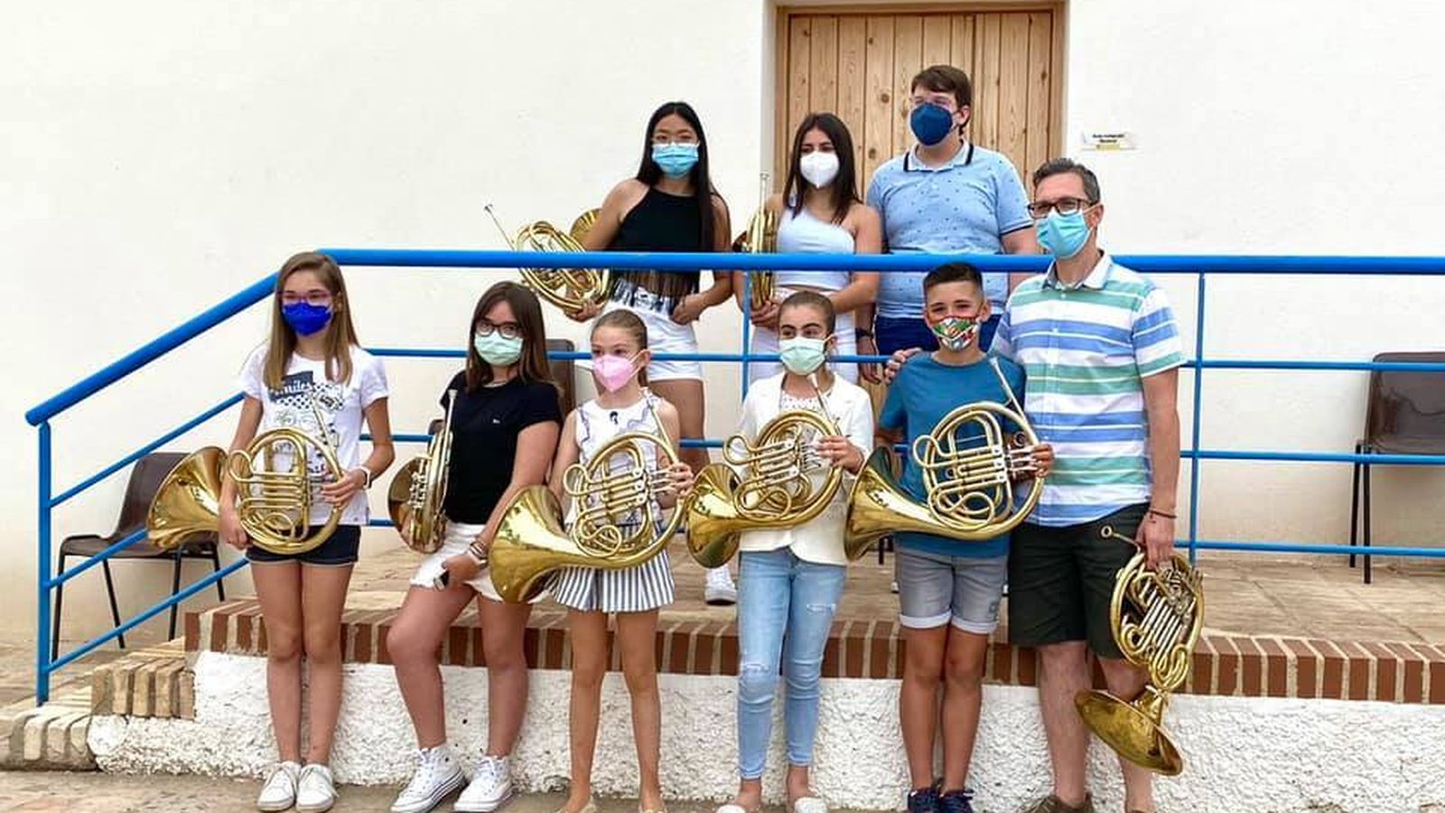 Alumnos de la Escuela de Música y Danza de Níjar.