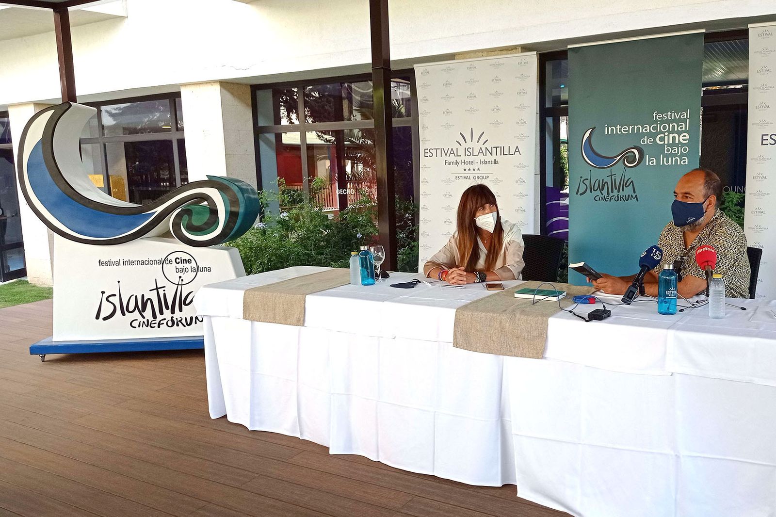 Momento de la presentación del libro de Carmen Rico como parte de la programación del Festival.