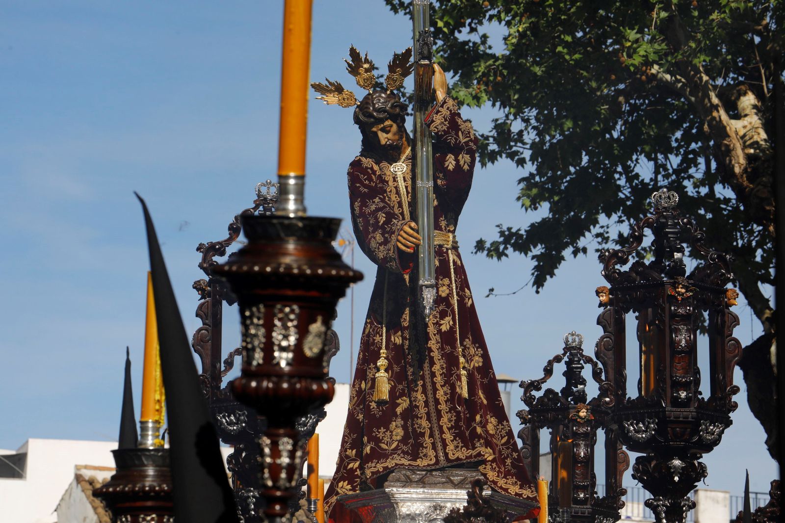 Nuestro Padre Jesús Nazareno en la tarde del Jueves Santo 2023