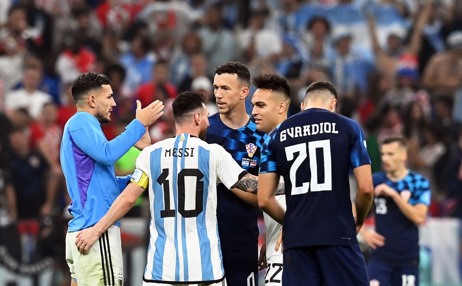 Las fotos de Messi contra Croacia