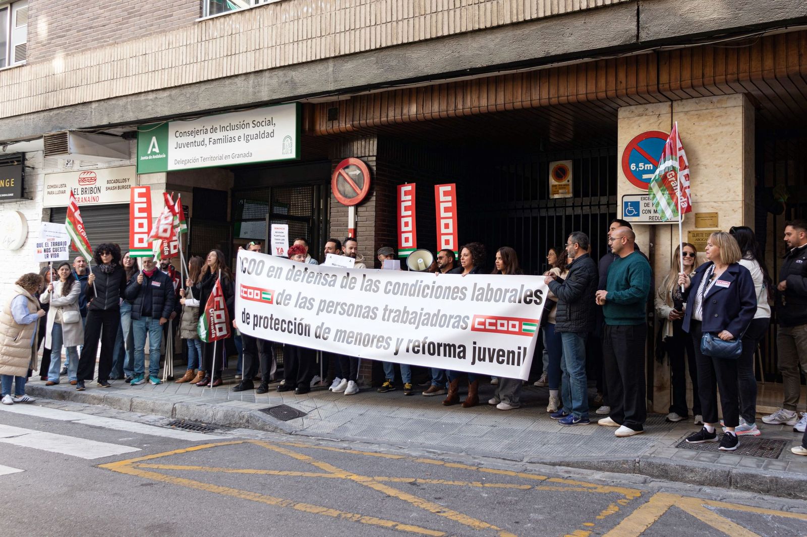 Movilización de CCOO este miércoles en Granada