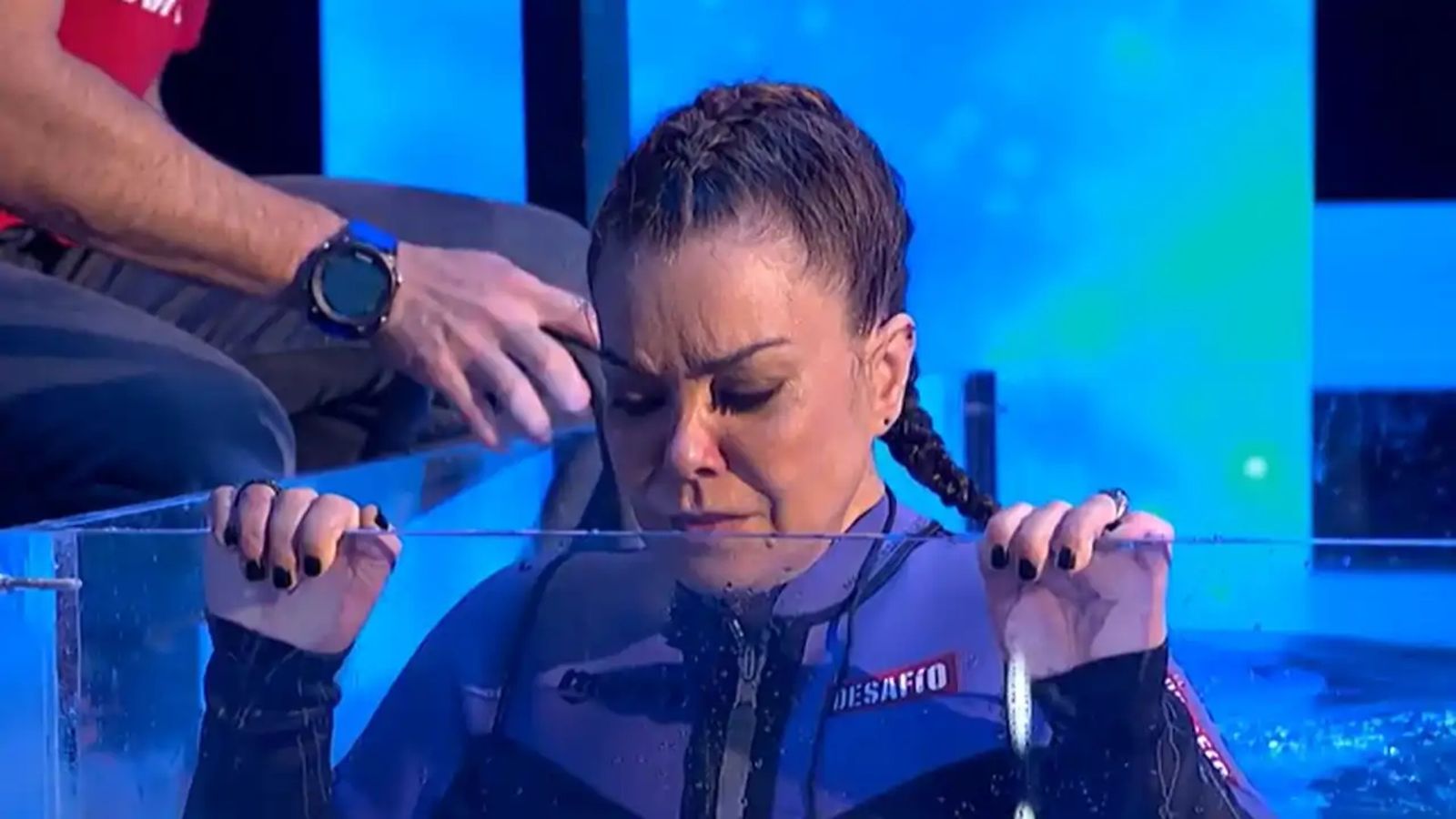 María José Campanario en la prueba de la apnea de 'El Desafío'