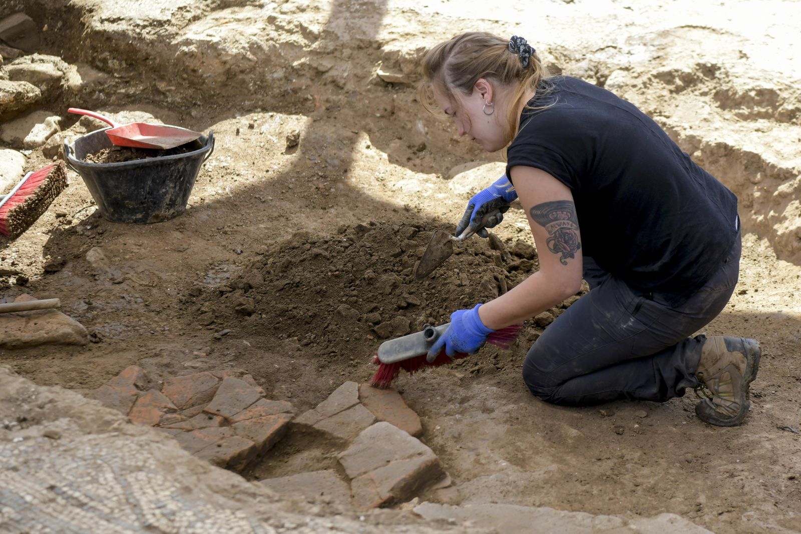 Así es la villa romana de la calle Primavera de Granada