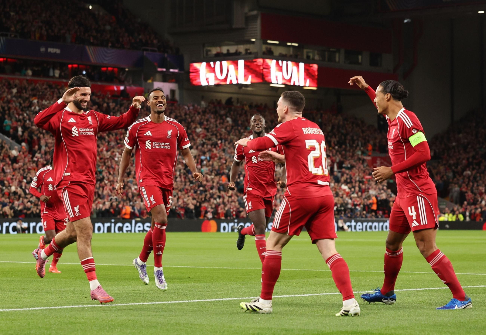 Las fotos del Liverpool - Atlético de Madrid