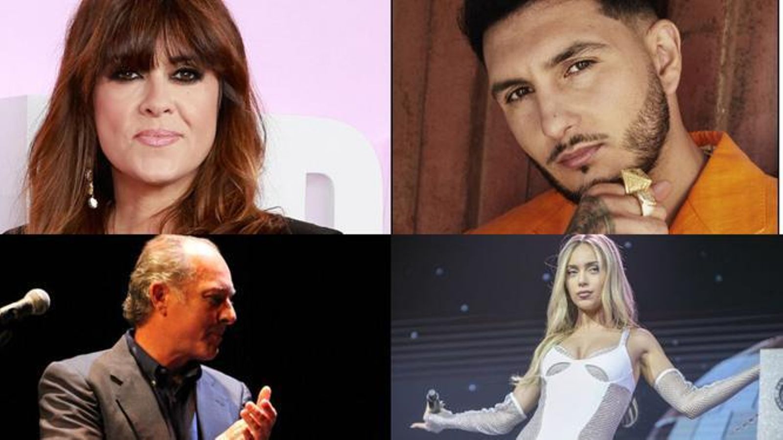 Ana Mena, Raúle, Omar Montes, Vanesa Martín o José Manuel Soto, en distintos conciertos.