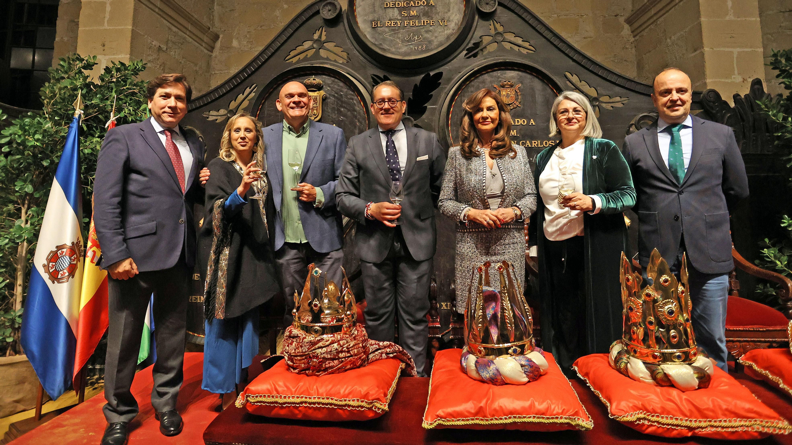 Presentación de los Reyes Magos 2024 de Jerez en Bodegas González Byass