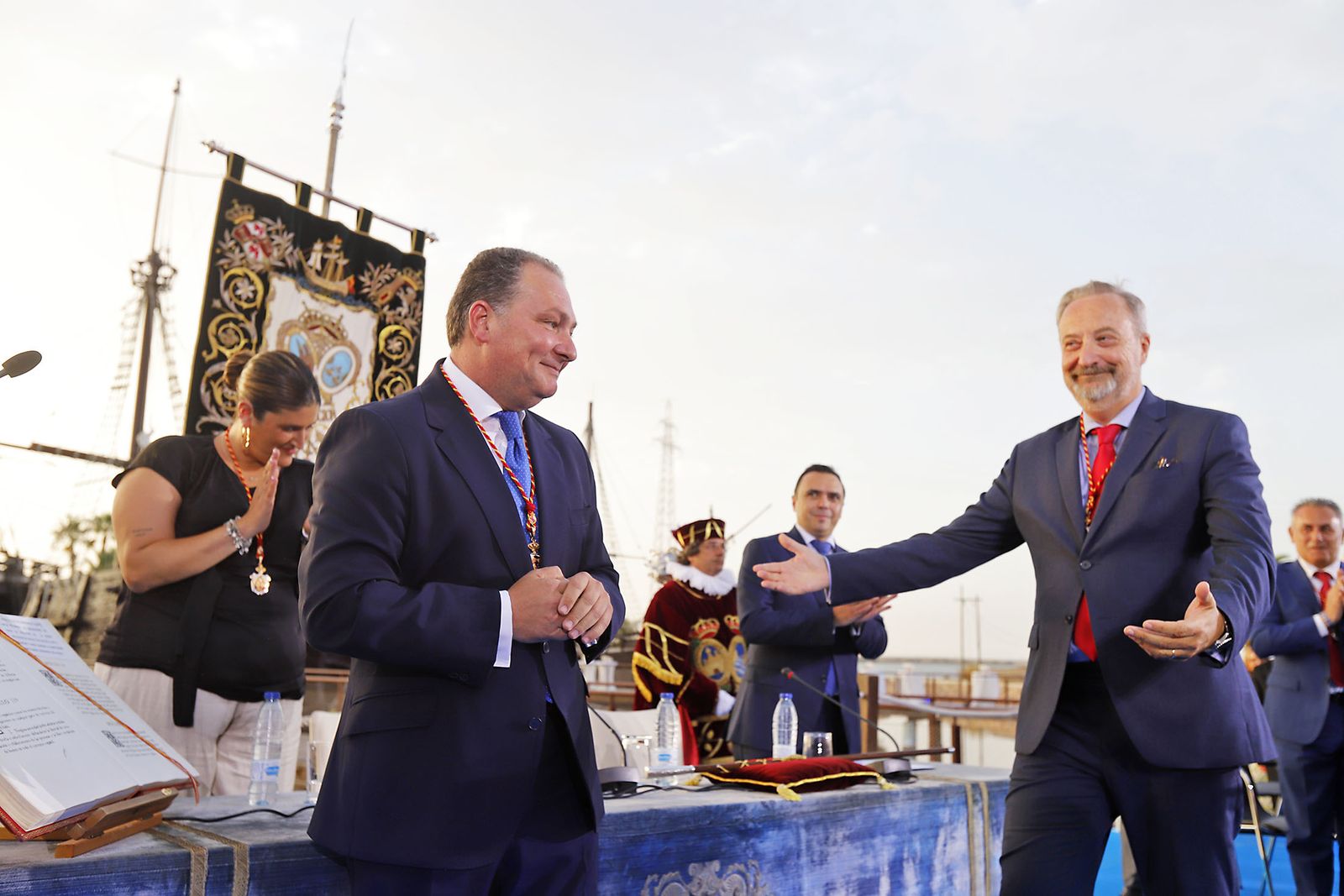 Imágenes de la constitución de la Diputación de Huelva