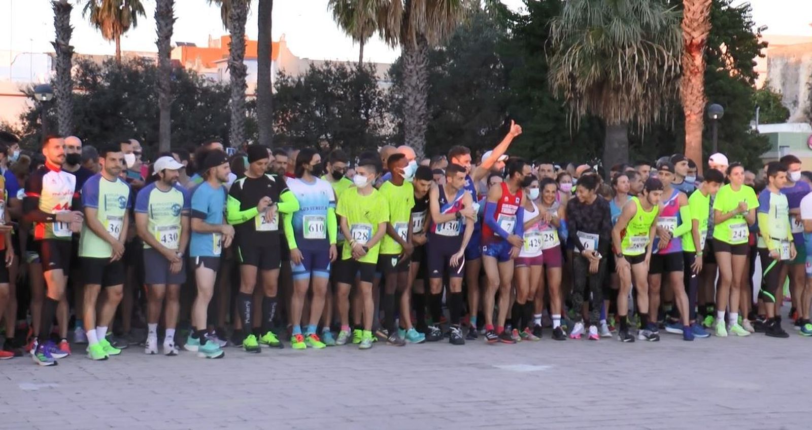 Carrera en el Paseo Marítimo de Puerto Real, el pasado diciembre