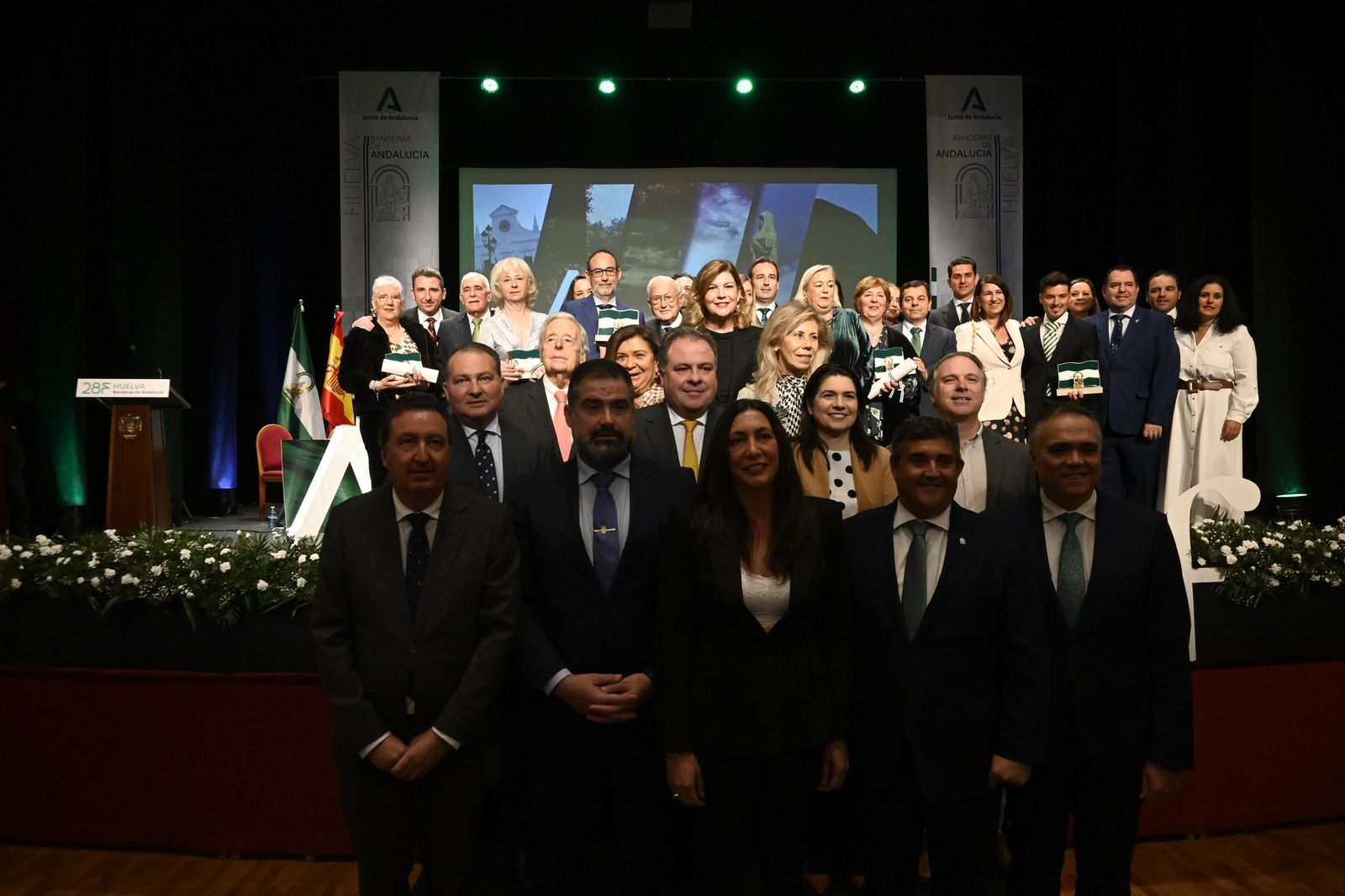 Premios de las Banderas de Andalucía en Huelva, en imágenes