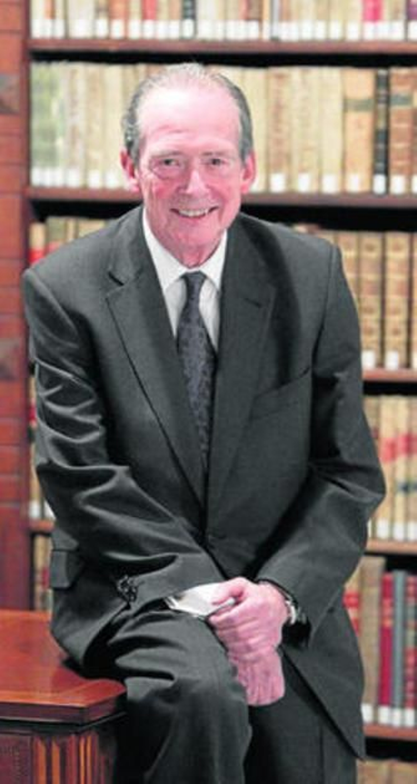 José Manuel Blecua, ayer, en la sede de la RAE.