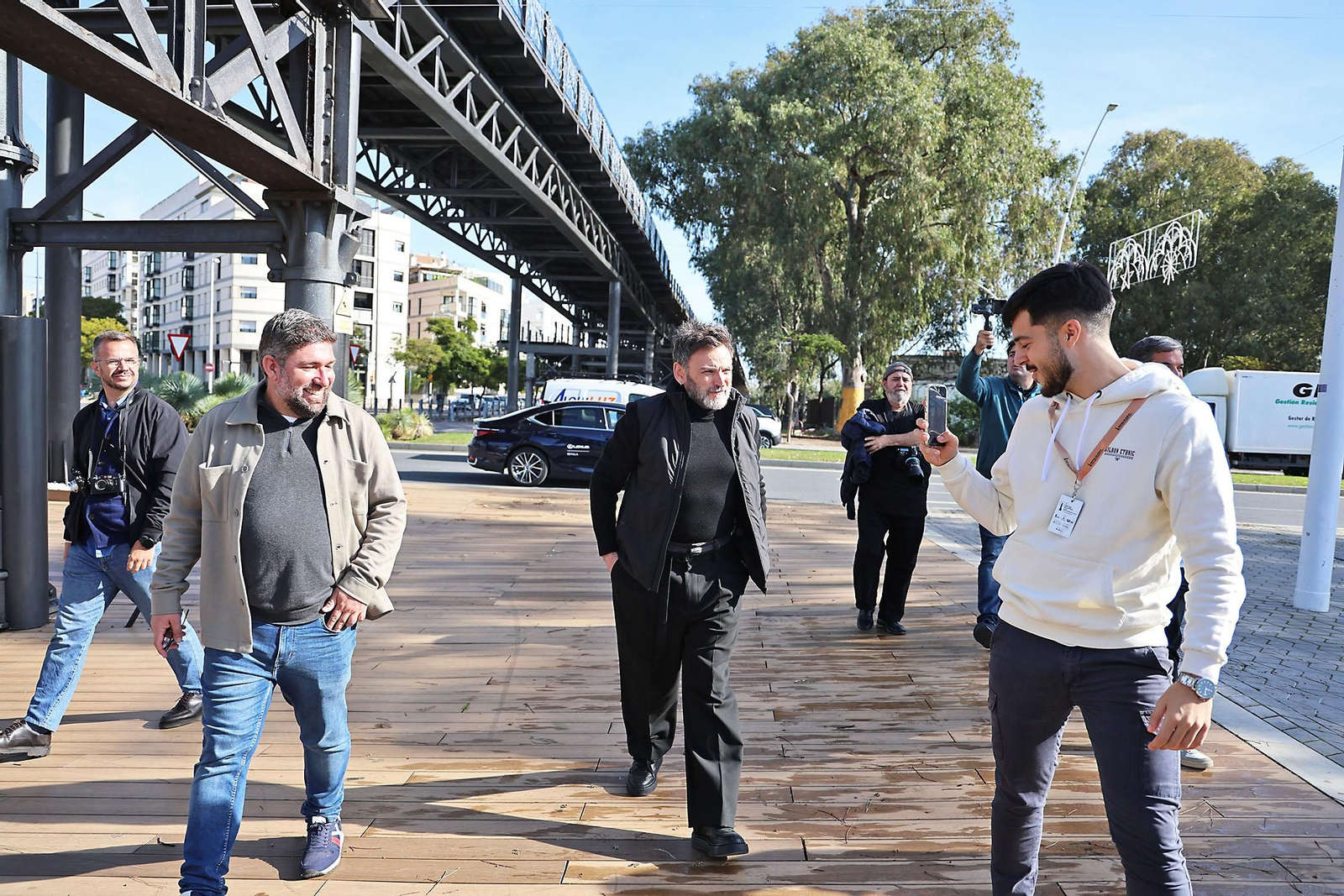 Imágenes de la sesión de fotos con el actor Fernando Tejero para el Festival de Cine Iberoamericano de Huelva
