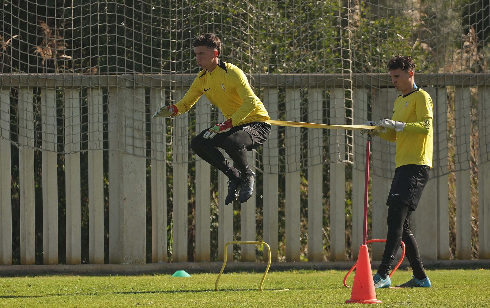 Fotos del entrenamiento del Algeciras preparatorio al partido del domingo en Marbella