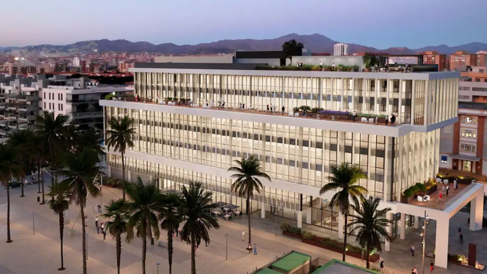 El edificio Ágora, propiedad de Grupo Insur