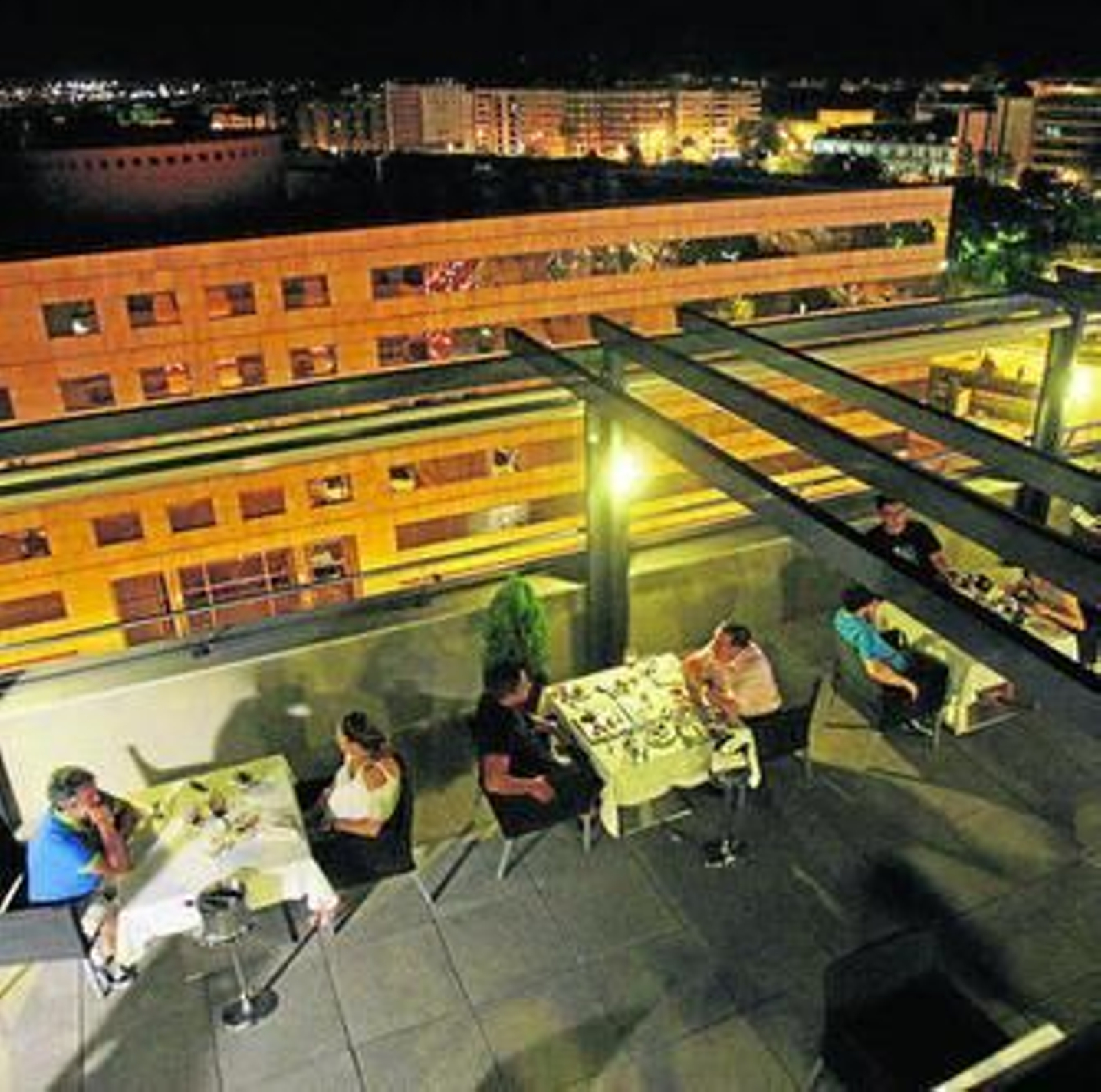 Terraza del Hotel Córdoba Center.
