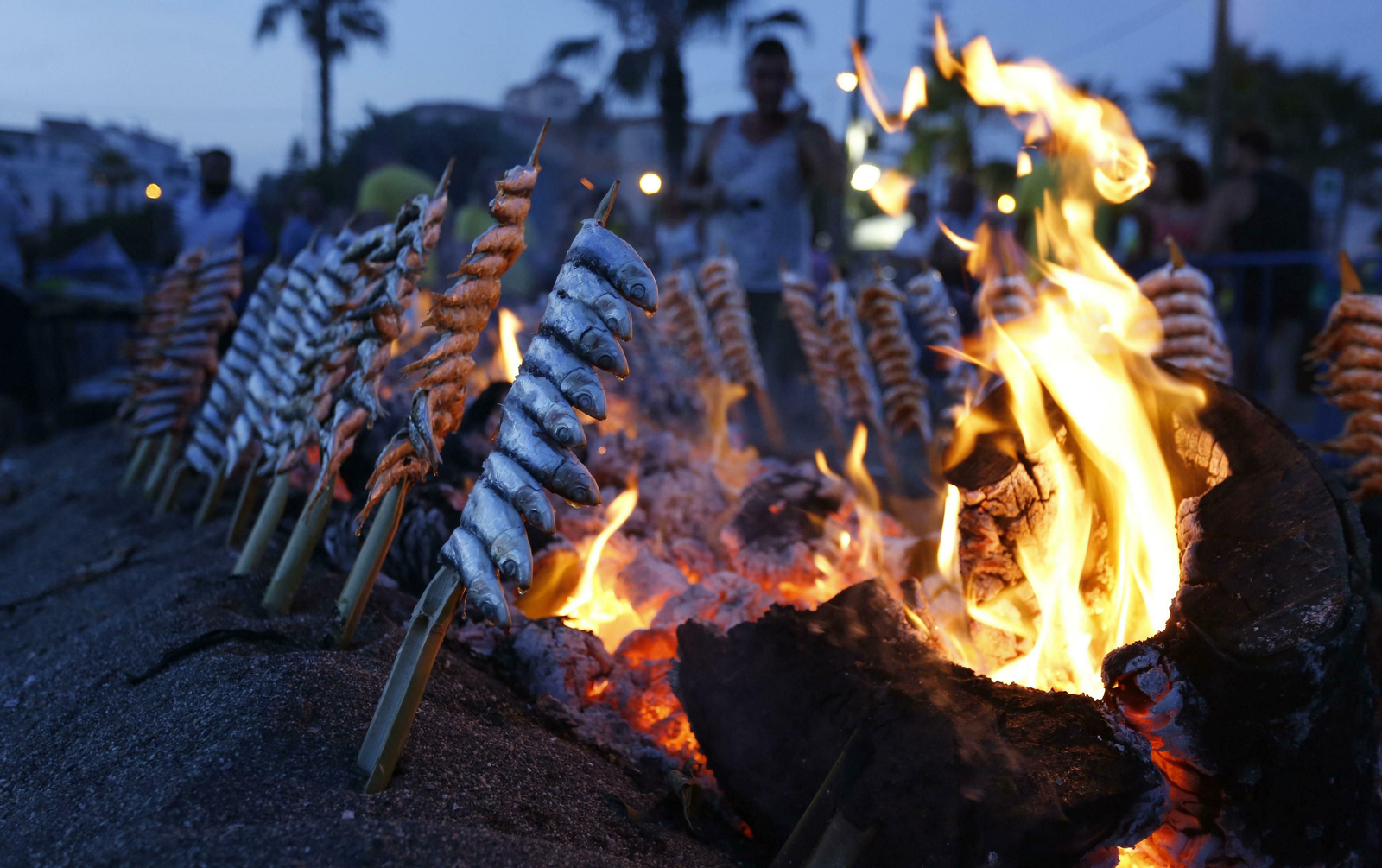 Una de las imágenes que dejó la noche de San Juan 2019
