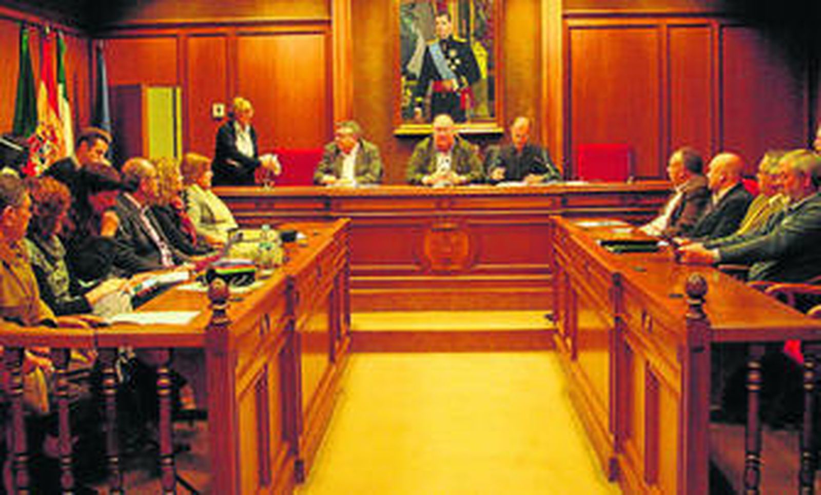 El presupuesto para el año que viene fue debatido y aprobado en el Salón de Plenos de la Diputación Provincial.