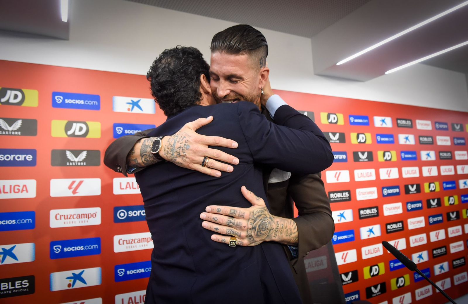 Las imágenes de la despedida de Sergio Ramos del Sevilla