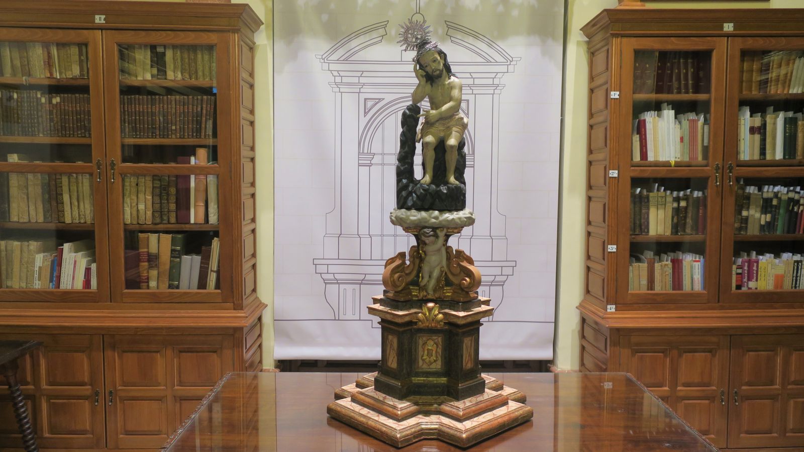 El Cristo de la Paciencia, conocido como El Señor de Puerta Real, ya restaurado