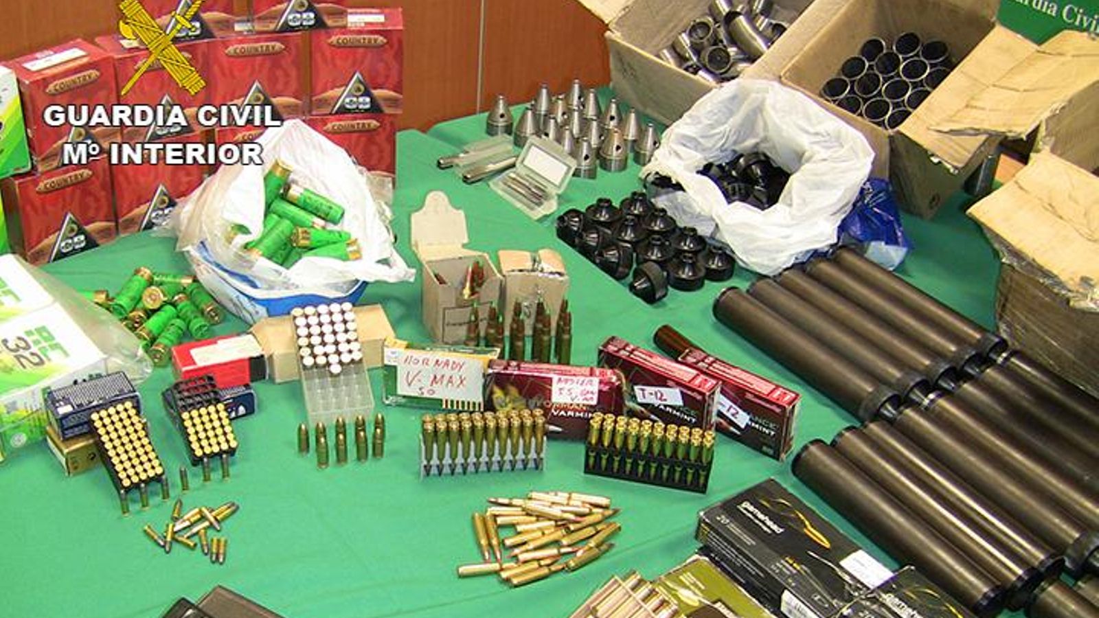 Material decomisado.