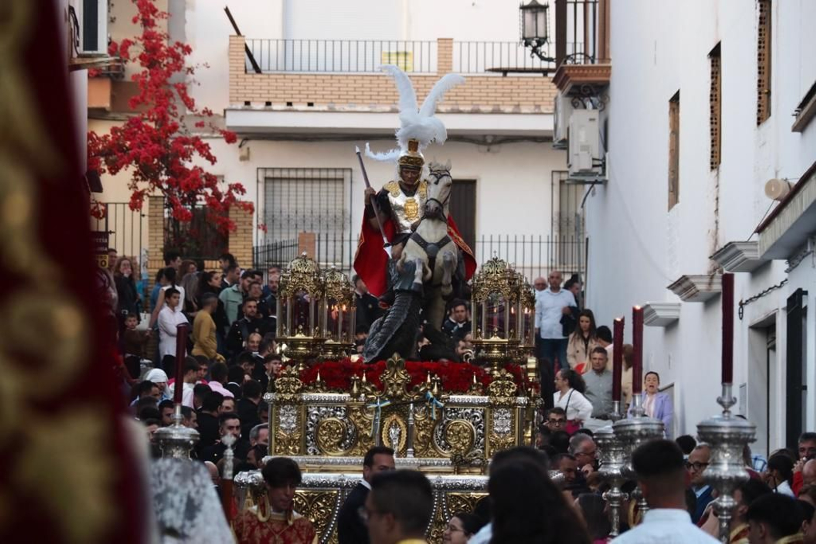 Procesión de San Jorge Mártir por las calles de Palos de la Frontera