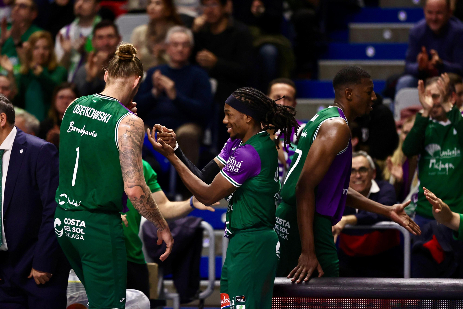 El Unicaja-Bàsquet Girona, en fotos